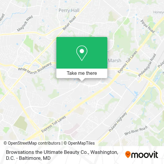 Browsations the Ultimate Beauty Co. map