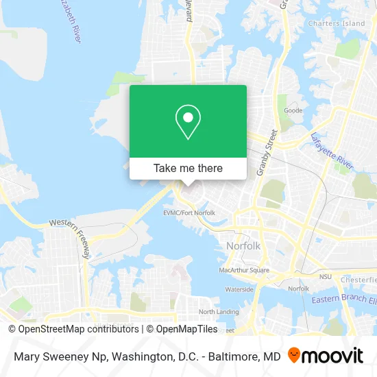 Mary Sweeney Np map