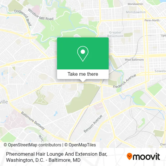Phenomenal Hair Lounge And Extension Bar map