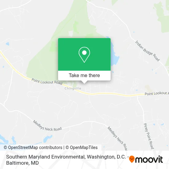 Southern Maryland Environmental map