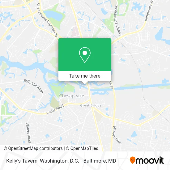 Kelly's Tavern map
