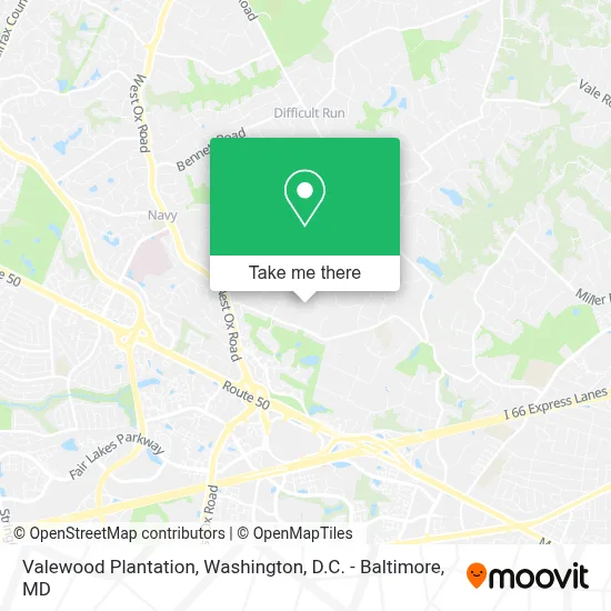 Valewood Plantation map