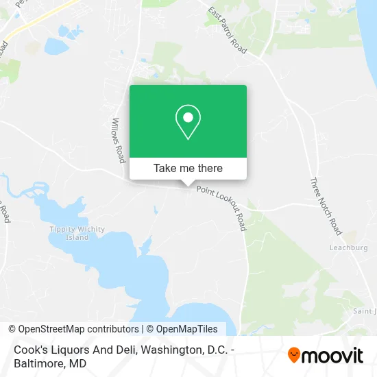 Cook's Liquors And Deli map
