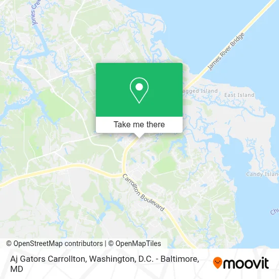 Aj Gators Carrollton map