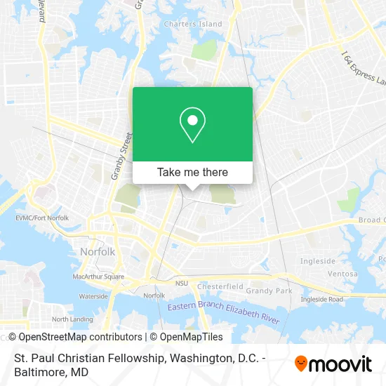 St. Paul Christian Fellowship map