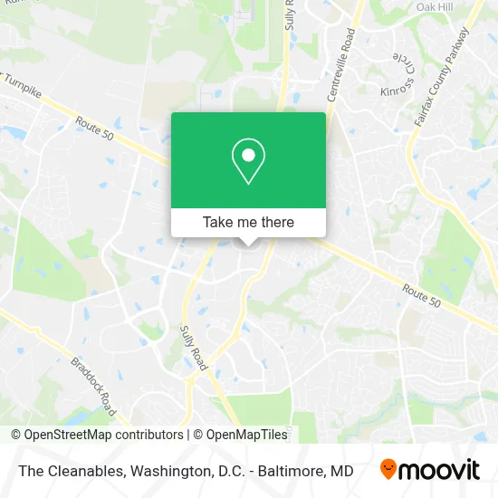 The Cleanables map
