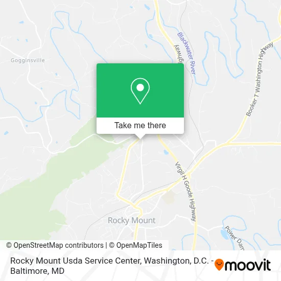 Rocky Mount Usda Service Center map
