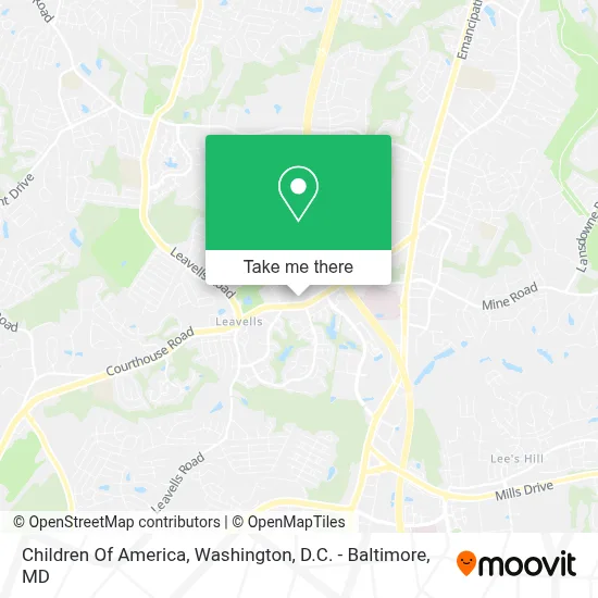 Children Of America map