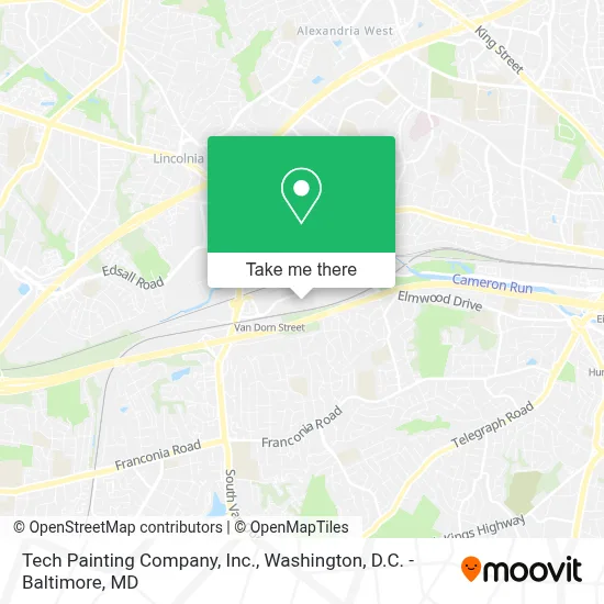 Tech Painting Company, Inc. map