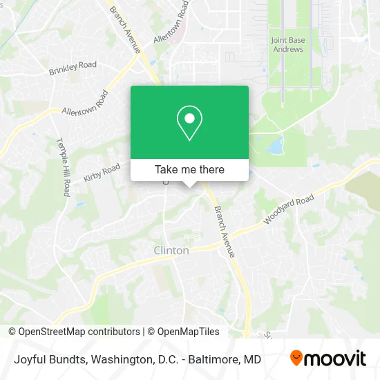 Joyful Bundts map