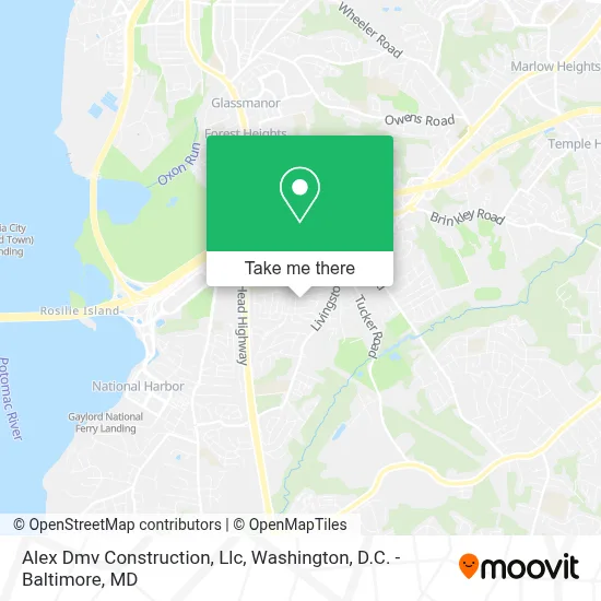 Alex Dmv Construction, Llc map
