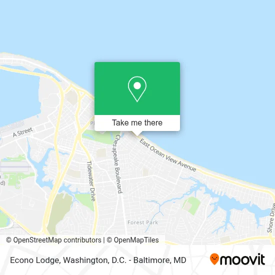Econo Lodge map
