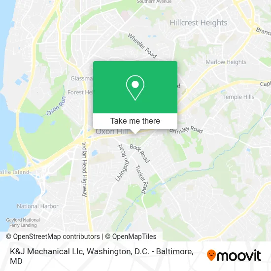 K&J Mechanical Llc map