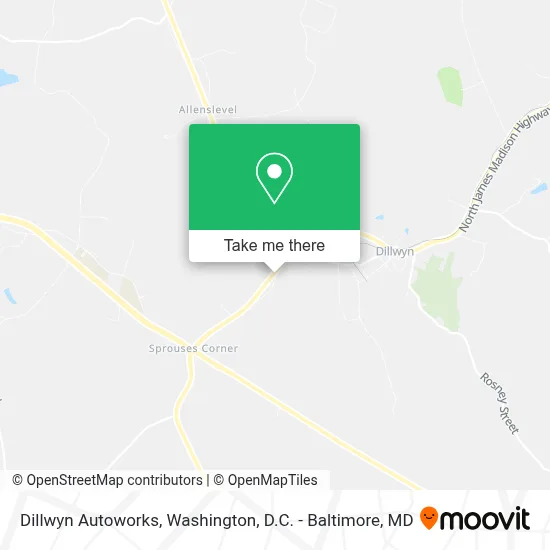 Dillwyn Autoworks map