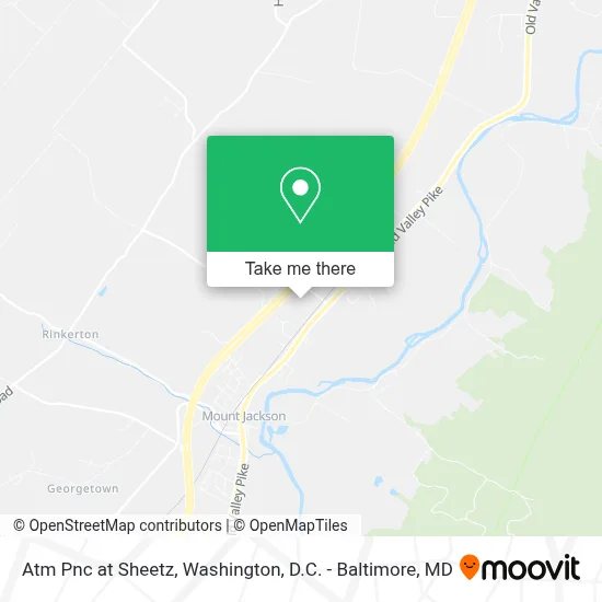 Atm Pnc at Sheetz map
