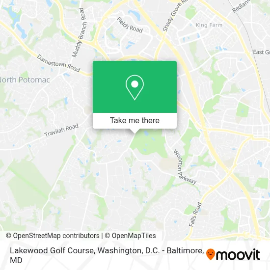 Lakewood Golf Course map