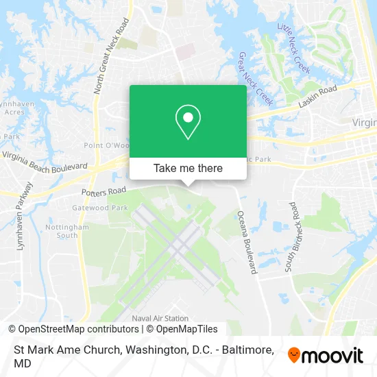 St Mark Ame Church map