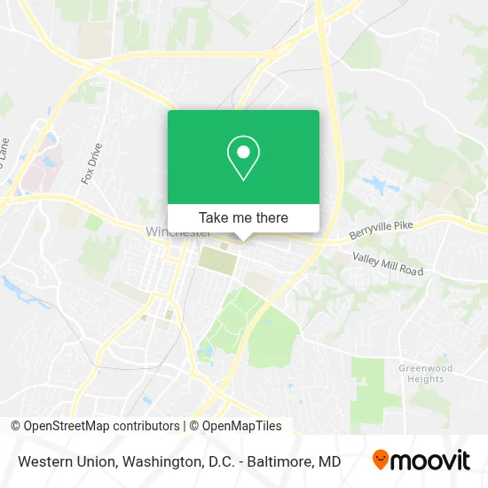 Western Union map