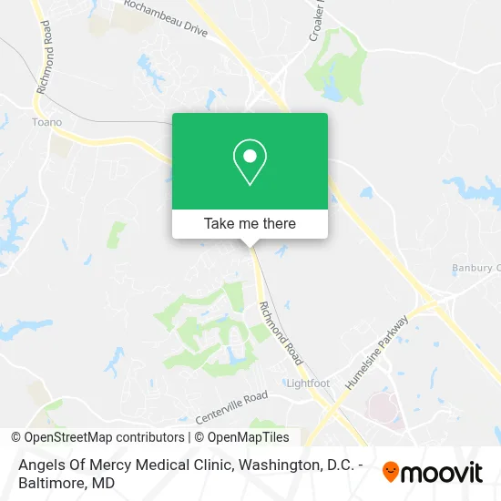 Angels Of Mercy Medical Clinic map