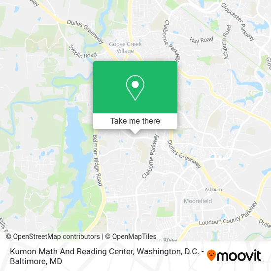 Kumon Math And Reading Center map