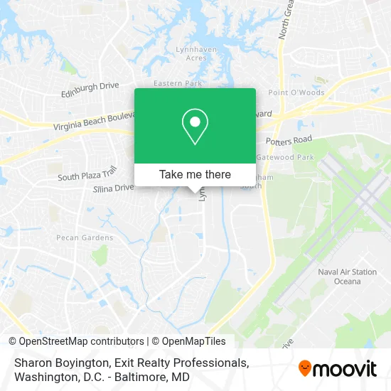 Sharon Boyington, Exit Realty Professionals map
