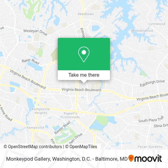 Monkeypod Gallery map