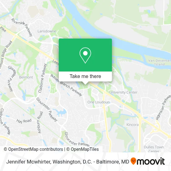 Jennifer Mcwhirter map