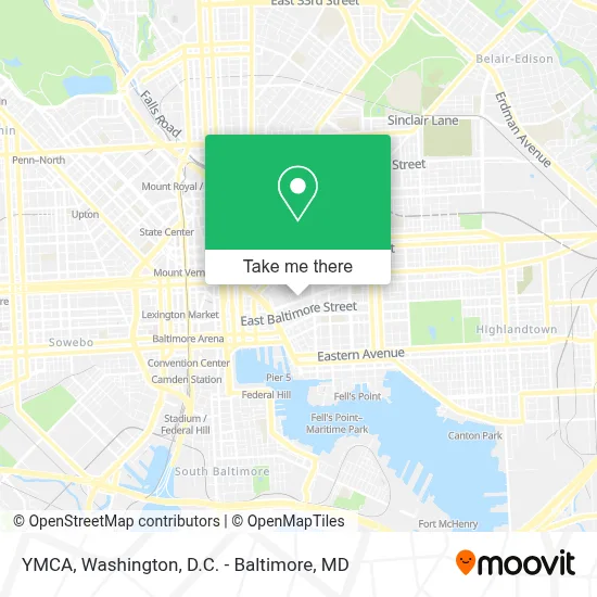Ymca map