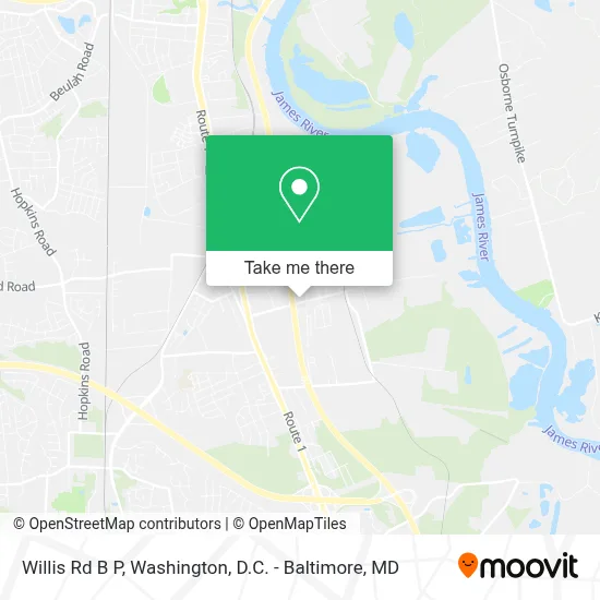 Willis Rd B P map