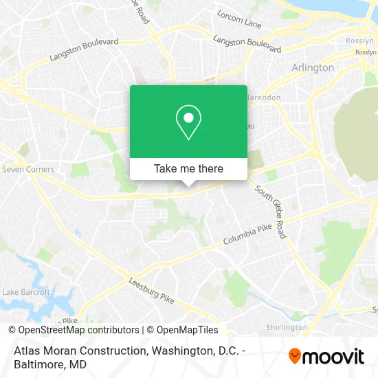 Atlas Moran Construction map
