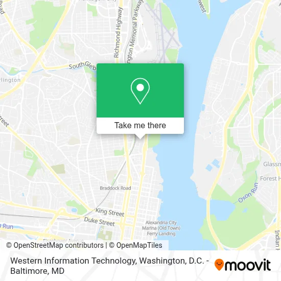 Western Information Technology map