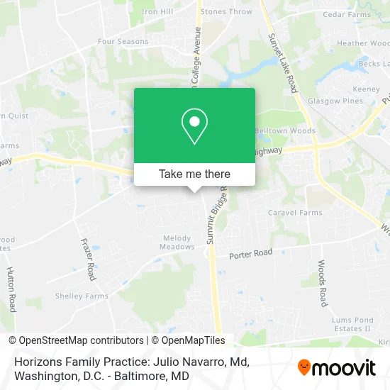 Horizons Family Practice: Julio Navarro, Md map