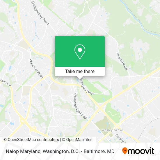 Naiop Maryland map