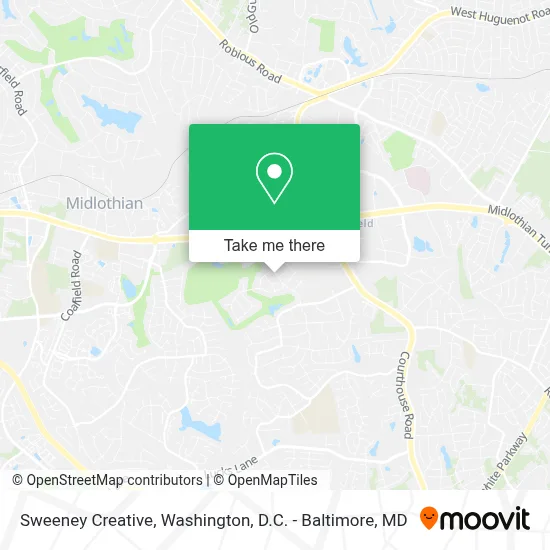 Sweeney Creative map