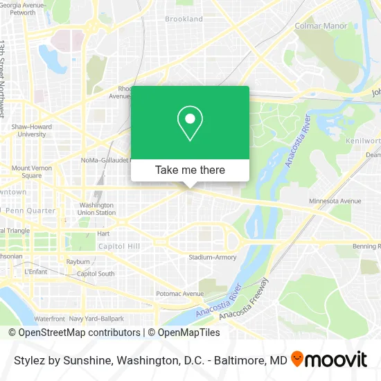 Stylez by Sunshine map