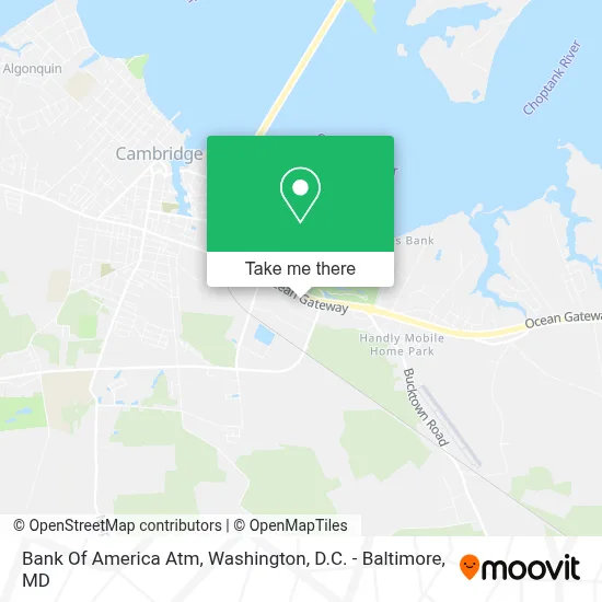 Bank Of America Atm map