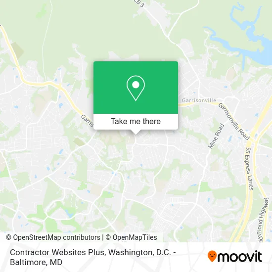 Contractor Websites Plus map