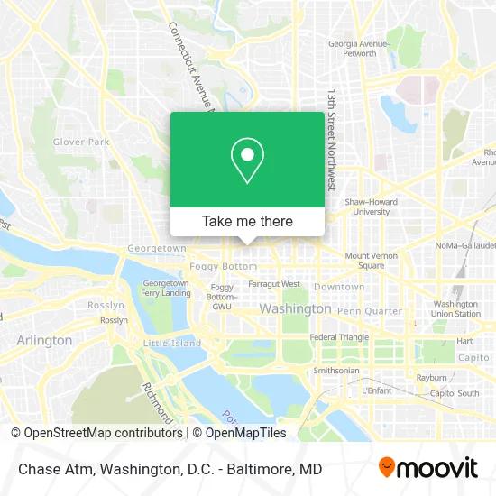 Chase Atm map