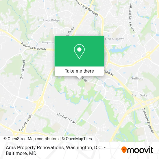 Ams Property Renovations map