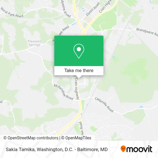 Sakia Tamika map