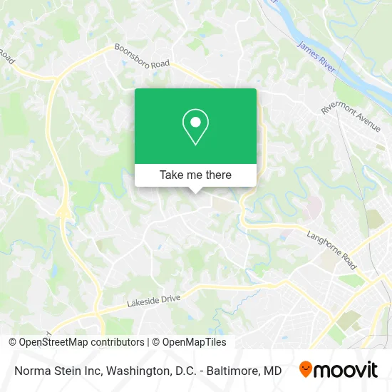 Norma Stein Inc map