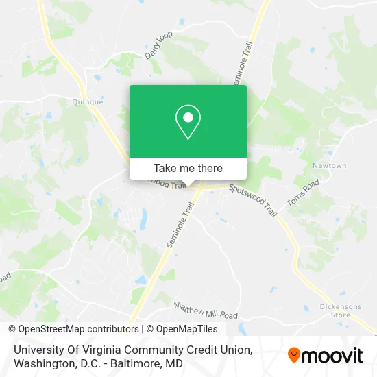 University Of Virginia Community Credit Union map