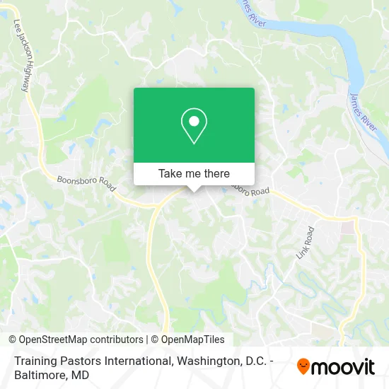 Training Pastors International map