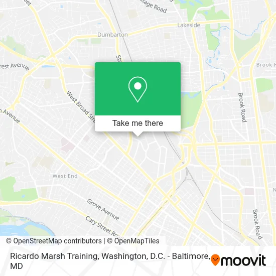 Ricardo Marsh Training map