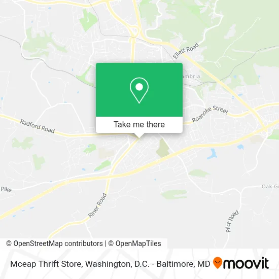 Mceap Thrift Store map