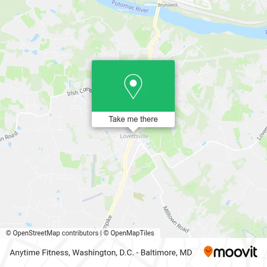 Anytime Fitness map