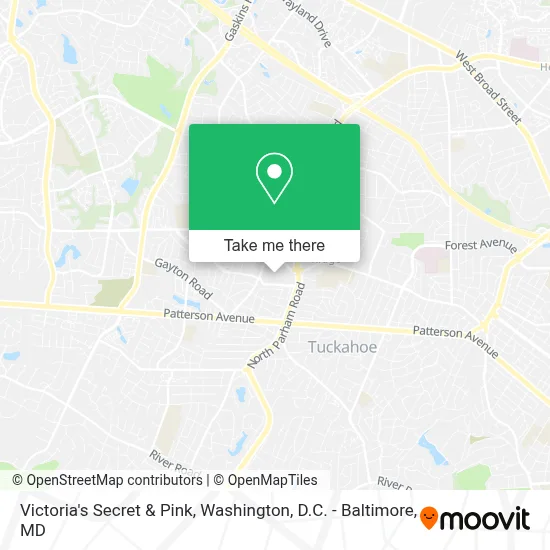 Victoria's Secret & Pink map