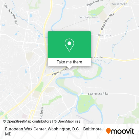 European Wax Center map