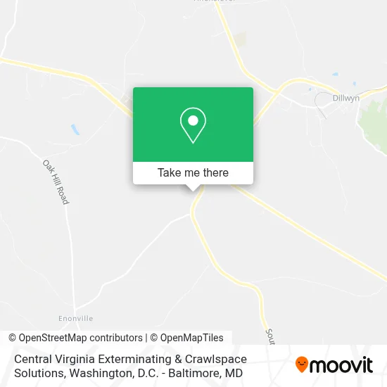 Central Virginia Exterminating & Crawlspace Solutions map