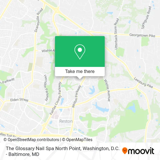 The Glossary Nail Spa North Point map